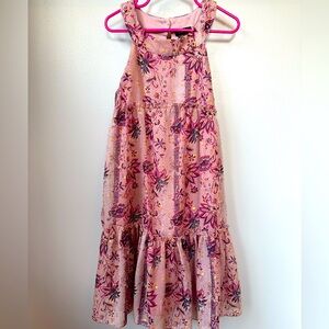 Girls Pink/Purple with Gold Dress